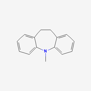 5-Methyl-10,11-dihydro-5H-dibenzo[b,f]azepine chemical structure (CAS 4513-01-3)