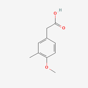 4-Methoxy-3-methylphenylacetic acid chemical structure (CAS 4513-73-9)