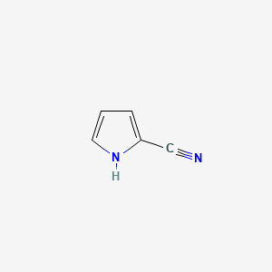 Pyrrole-2-carbonitrile chemical structure (CAS 4513-94-4)