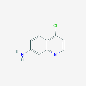 4-Chloroquinolin-7-amine chemical structure (CAS 451447-23-7)