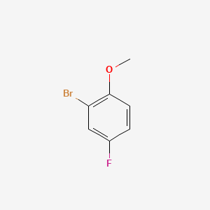2-Bromo-4-fluoro-1-methoxybenzene chemical structure (CAS 452-08-4)