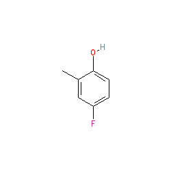 4-Fluoro-2-methylphenol chemical structure (CAS 452-72-2)