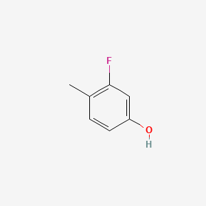 3-Fluoro-4-methylphenol chemical structure (CAS 452-78-8)