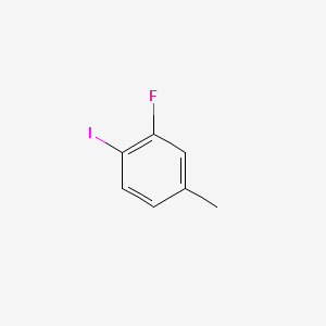 2-Fluoro-1-iodo-4-methylbenzene chemical structure (CAS 452-79-9)
