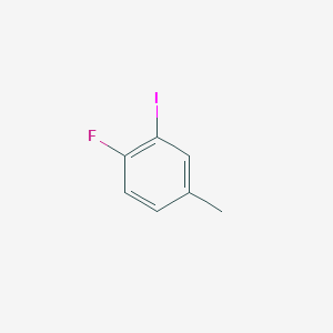 1-Fluoro-2-iodo-4-methylbenzene chemical structure (CAS 452-82-4)