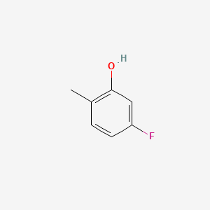 5-Fluoro-2-methylphenol chemical structure (CAS 452-85-7)