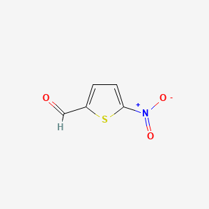 5-Nitrothiophene-2-carboxaldehyde chemical structure (CAS 4521-33-9)