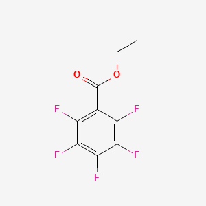Ethyl 2,3,4,5,6-pentafluorobenzoate chemical structure (CAS 4522-93-4)