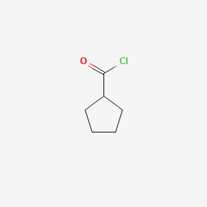 Cyclopentanecarbonyl chloride chemical structure (CAS 4524-93-0)