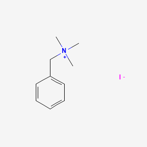 N,N,N-Trimethyl-1-phenylmethanaminium iodide chemical structure (CAS 4525-46-6)