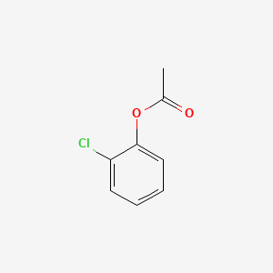 2-Chlorophenyl acetate chemical structure (CAS 4525-75-1)