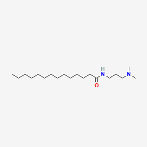 N-(3-(Dimethylamino)propyl)tetradecanamide chemical structure (CAS 45267-19-4)