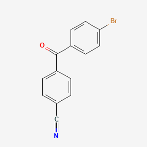 4-Bromo-4'-cyanobenzophenone chemical structure (CAS 452929-54-3)