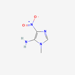 1-Methyl-4-nitro-1H-imidazol-5-amine chemical structure (CAS 4531-54-8)