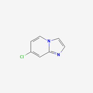 7-Chloroimidazo[1,2-a]pyridine chemical structure (CAS 4532-25-6)