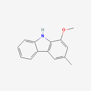 1-Methoxy-3-methyl-9H-carbazole chemical structure (CAS 4532-33-6)