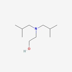 2-(Diisobutylamino)ethanol chemical structure (CAS 4535-66-4)