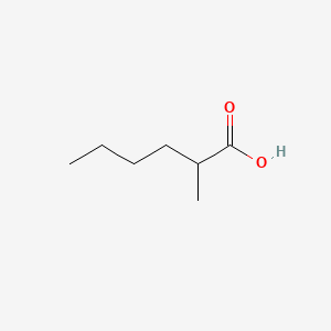 2-MethylhexanoicAcid chemical structure (CAS 4536-23-6)