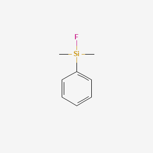 Fluorodimethyl(phenyl)silane chemical structure (CAS 454-57-9)