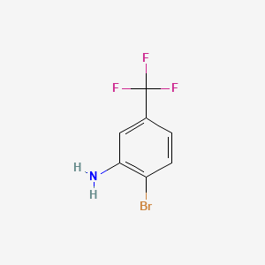 2-Bromo-5-(trifluoromethyl)aniline chemical structure (CAS 454-79-5)