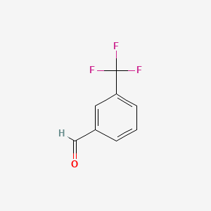 3-(Trifluoromethyl)benzaldehyde chemical structure (CAS 454-89-7)