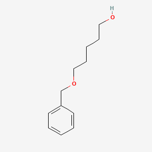 5-(Benzyloxy)pentan-1-ol chemical structure (CAS 4541-15-5)