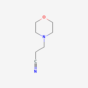 3-(4-Morpholino)propionitrile chemical structure (CAS 4542-47-6)