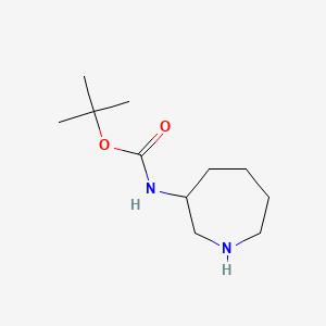 tert-Butyl azepan-3-ylcarbamate chemical structure (CAS 454451-26-4)