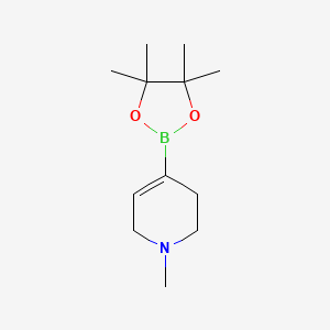 1-Methyl-4-(4,4,5,5-tetramethyl-1,3,2-dioxaborolan-2-yl)-1,2,3,6-tetrahydropyridine chemical structure (CAS 454482-11-2)
