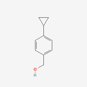 (4-Cyclopropylphenyl)methanol chemical structure (CAS 454678-87-6)