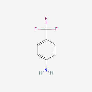 4-(Trifluoromethyl)aniline chemical structure (CAS 455-14-1)