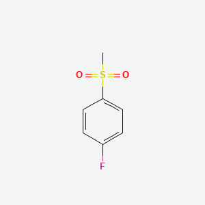 4-Fluorophenyl methyl sulfone chemical structure (CAS 455-15-2)