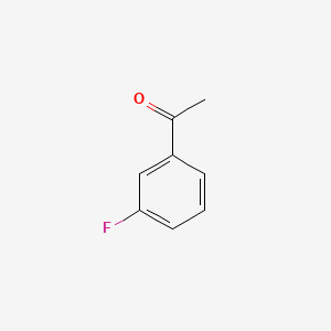 1-(3-Fluorophenyl)ethanone chemical structure (CAS 455-36-7)