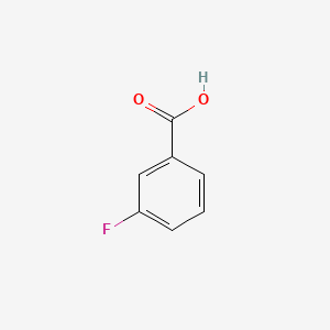 3-Fluorobenzoic acid chemical structure (CAS 455-38-9)