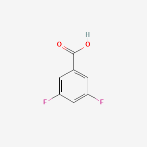 3,5-Difluorobenzoic acid chemical structure (CAS 455-40-3)