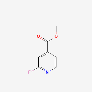 Methyl 2-fluoroisonicotinate chemical structure (CAS 455-69-6)