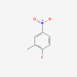 1-Fluoro-2-methyl-4-nitrobenzene chemical structure (CAS 455-88-9)