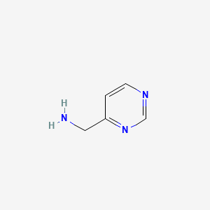 4-(Aminomethyl)pyrimidine chemical structure (CAS 45588-79-2)