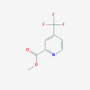Methyl 4-(trifluoromethyl)picolinate chemical structure (CAS 455941-78-3)