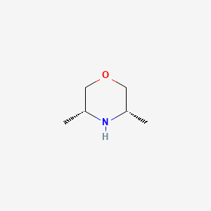 (3R,5S)-rel-3,5-Dimethylmorpholine chemical structure (CAS 45597-00-0)