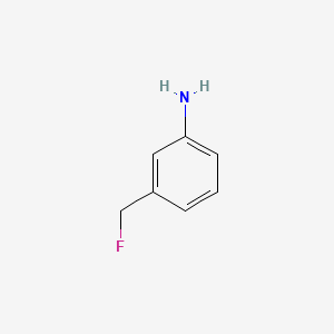 3-(Fluoromethyl)aniline chemical structure (CAS 456-46-2)