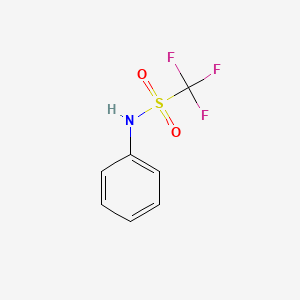 1,1,1-Trifluoro-N-phenylmethanesulfonamide chemical structure (CAS 456-64-4)