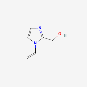(1-Vinyl-1H-imidazol-2-yl)methanol chemical structure (CAS 45662-46-2)