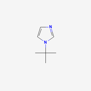 1-tert-Butylimidazole chemical structure (CAS 45676-04-8)