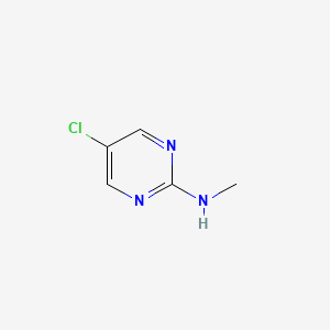 5-Chloro-N-methylpyrimidin-2-amine chemical structure (CAS 45715-16-0)