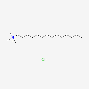 N,N,N-Trimethyltetradecan-1-aminium chloride chemical structure (CAS 4574-04-3)
