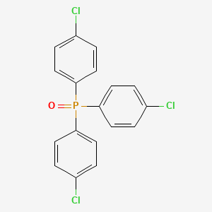 Tri(4-chlorophenyl)phosphine oxide chemical structure (CAS 4576-56-1)