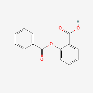 2-(Benzoyloxy)benzoic acid chemical structure (CAS 4578-66-9)