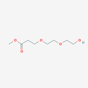 Methyl 3-(2-(2-hydroxyethoxy)ethoxy)propanoate chemical structure (CAS 457897-73-3)