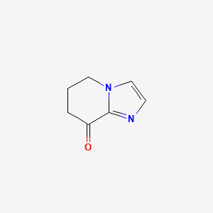 6,7-Dihydroimidazo[1,2-a]pyridin-8(5H)-one chemical structure (CAS 457949-09-6)